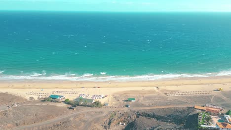 amazing esquinzo beach with endless horizon