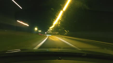 conducir en lapso de tiempo de noche