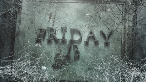 viernes 13: la estética grunge de la red de araña