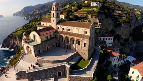 coastal village of the amalfi coast, italy