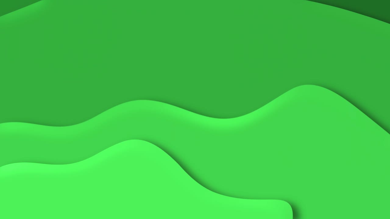 fondo verde con gradiente geométrico abstracto. forma líquida con gradiente. animación de diseño ondulado plano digital.