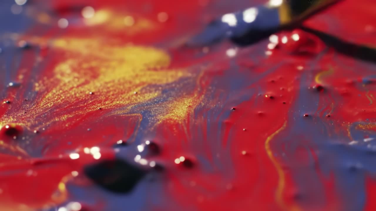 remolinos de pintura abstracta