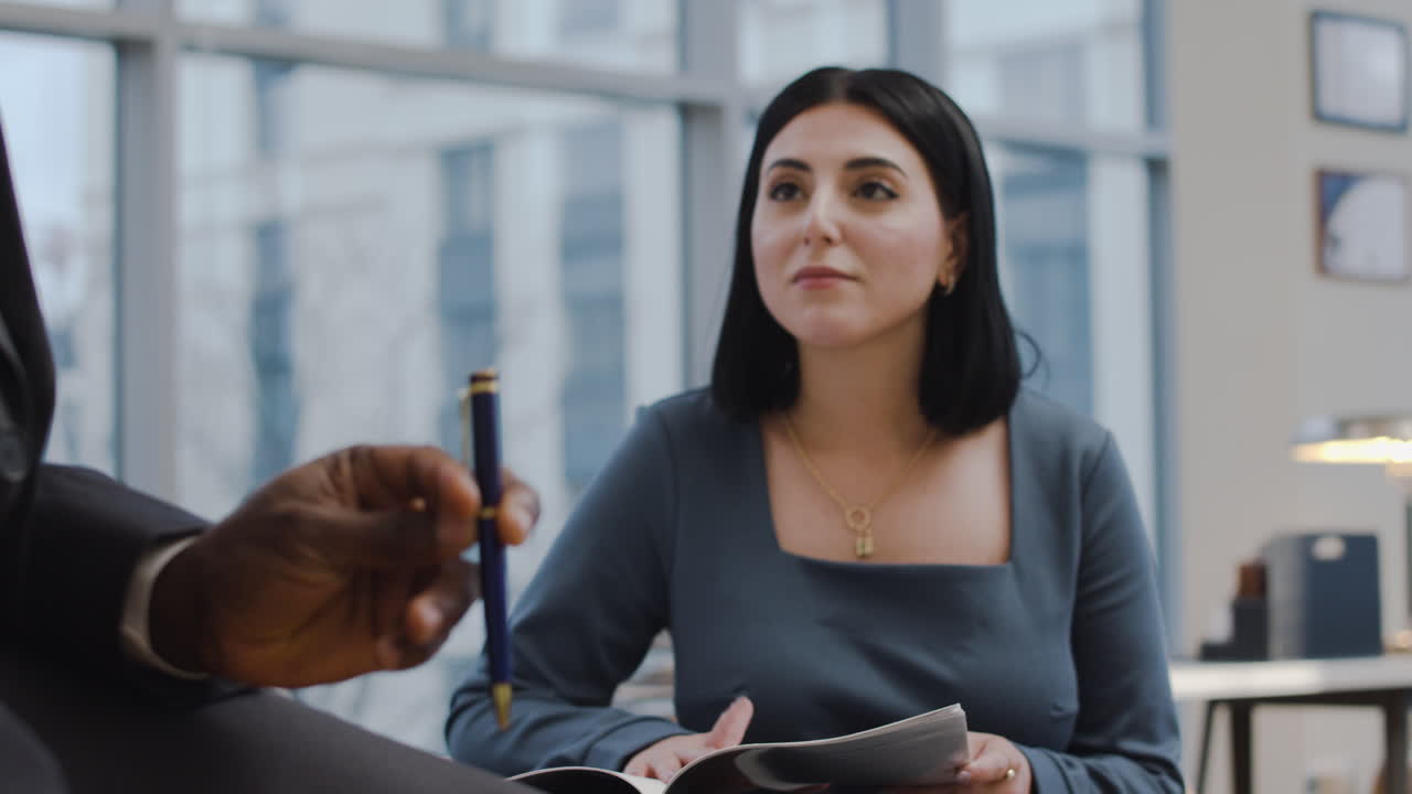 Two lawyers at the office