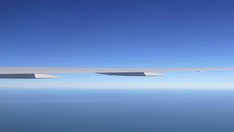 Airplane Wing View from Above