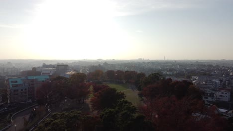 Skyline-Aerial-view-in-Yokohama