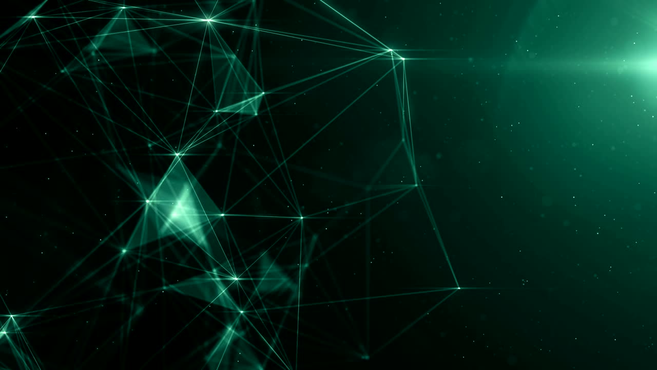 Plexus abstract network titles technology science background loop