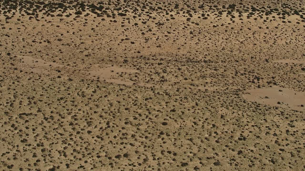Aerial view of landscape in Fuerteventura, Spain during daytime