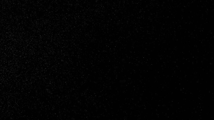 Abstract Particles on Black Background