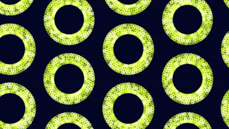 Abstract-colorful-circles-geometric-pattern-in-rows