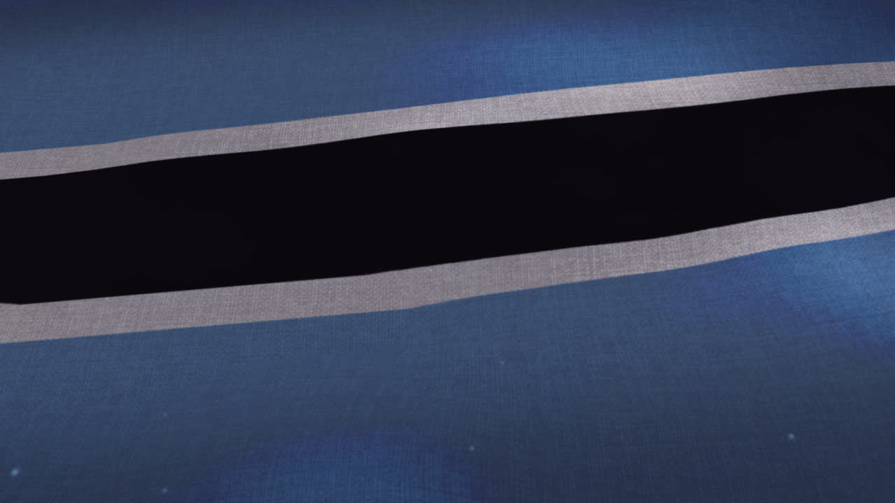 보츠와나 국가  ⁇ 발을 흔들고 있다