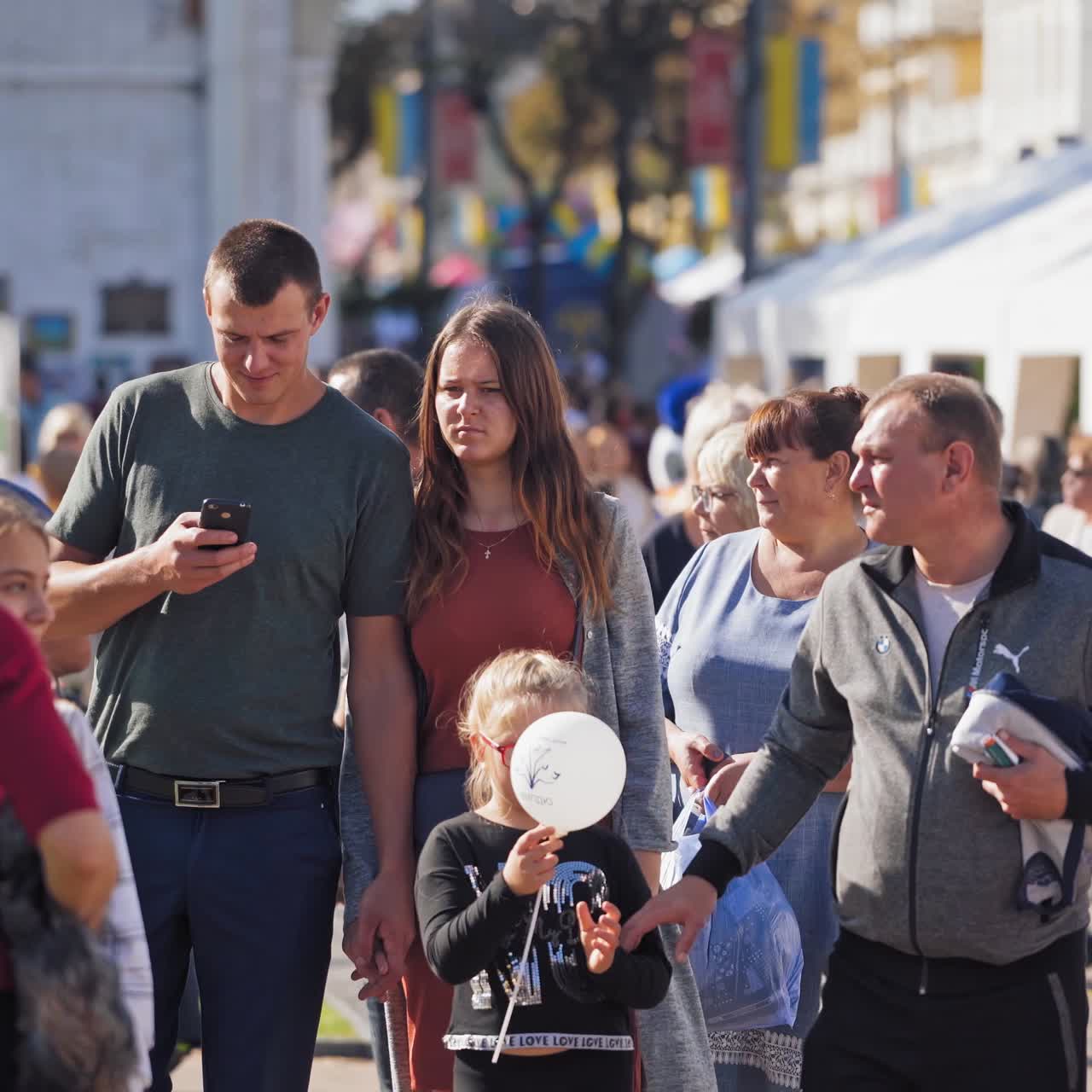 Large crowd of people