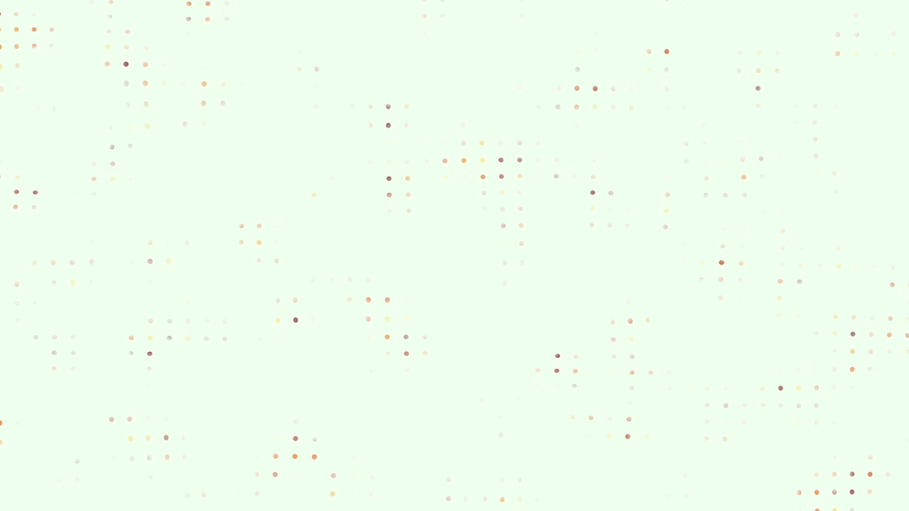 Abstract animation featuring colorful dots against a clean background. Ideal for creative projects needing subtle visual texture