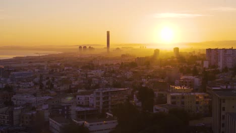 Foto-Panorámica-De-La-Gran-Mezquita-De-Argel-Argelia-Al-Amanecer