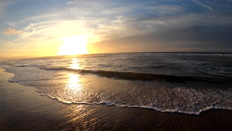 monterey beach sunset, pacific coast, california highway 1