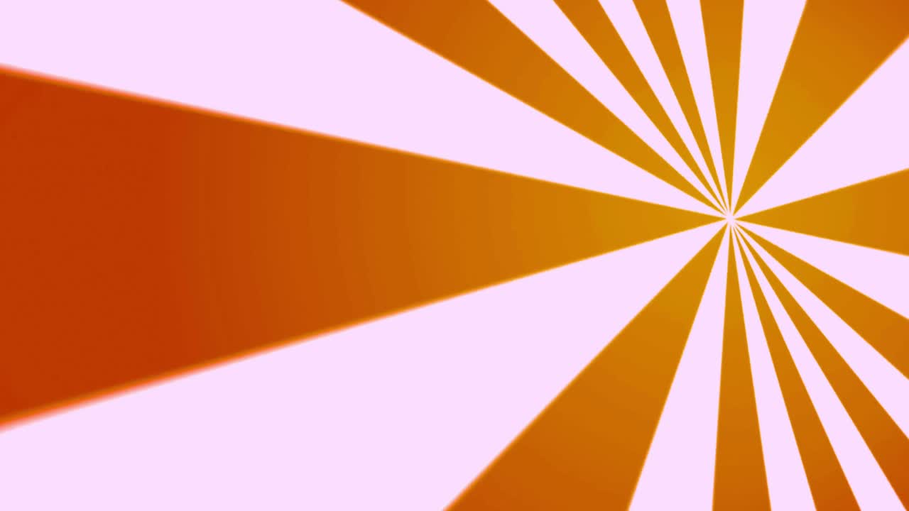 Dynamic Radial Sunburst Animation with Orange and Pink Rays