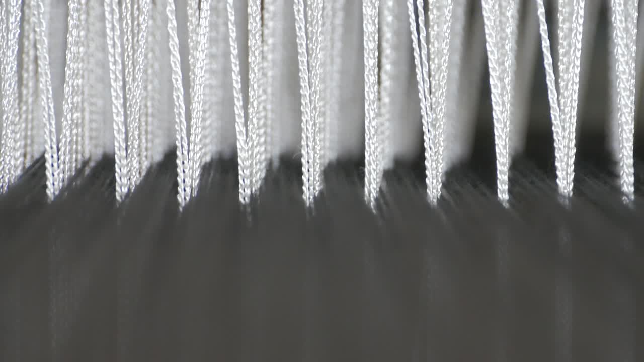 직물 작업의 나선 세부 사항. loopable, 근접