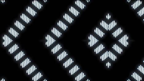 abstract geometric pattern with neon lighting