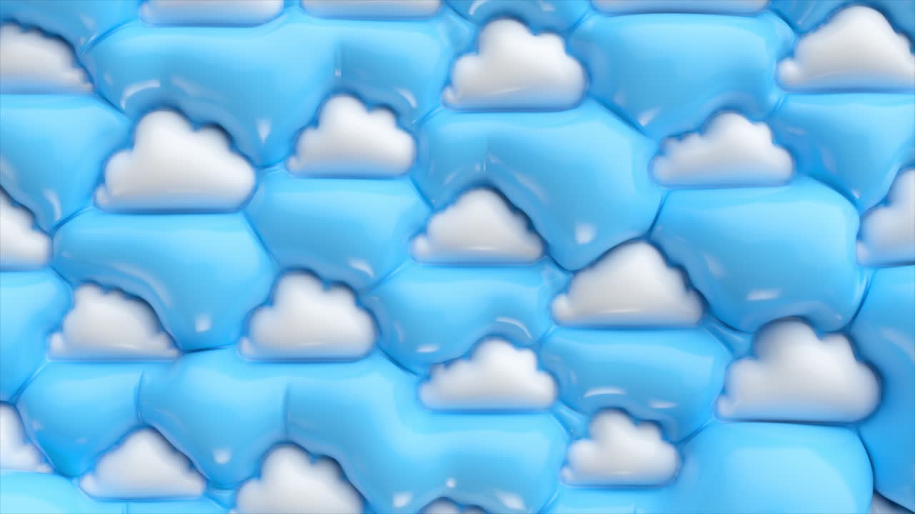 fondo de patrón de nube abstracto