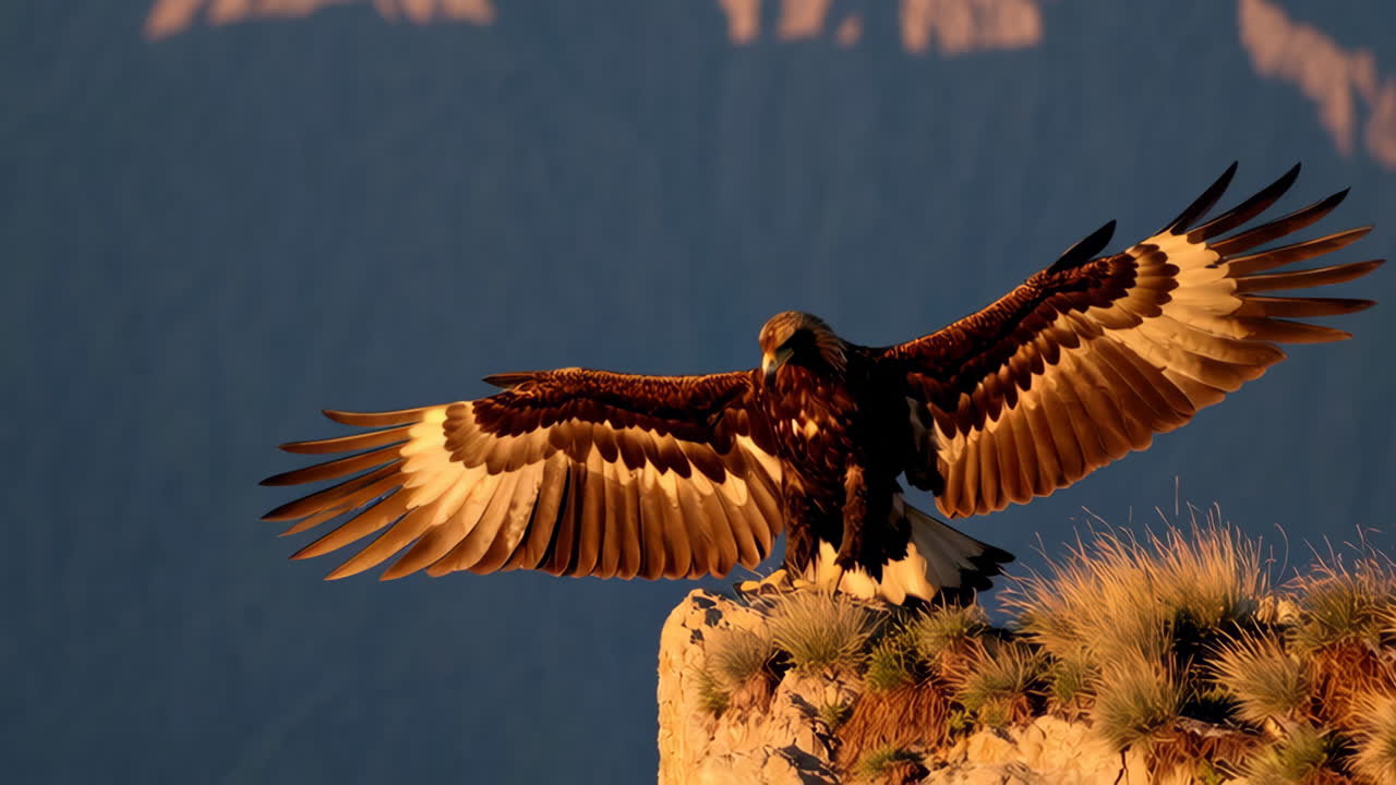 águila dorada en vuelo