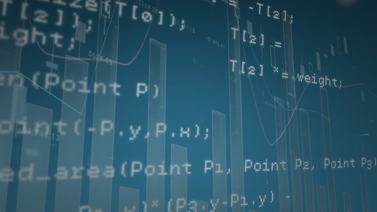 Computing coding text moving with data in background