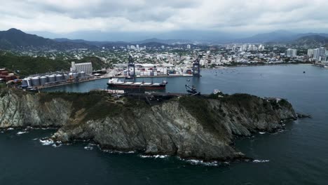 Port-of-Santa-Marta,-Colombia