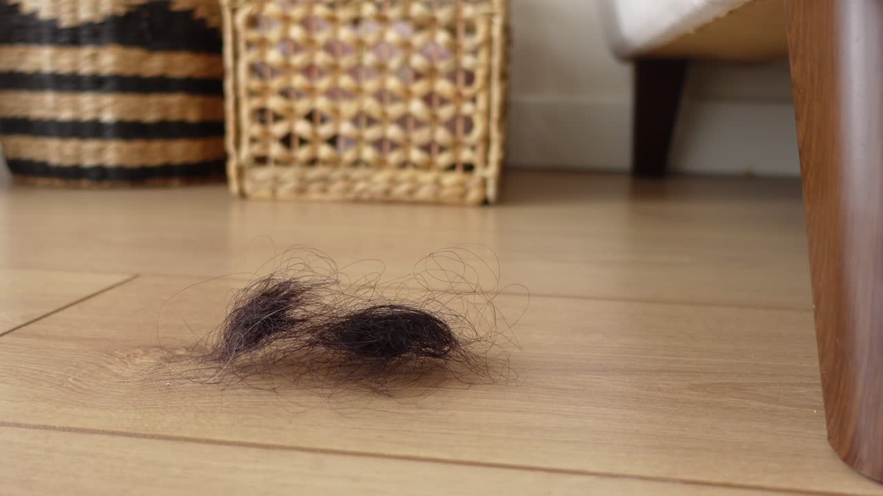 Hair on the floor