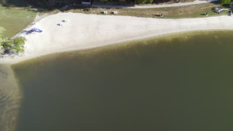 Lake-Lure-Beach-and-Mountains