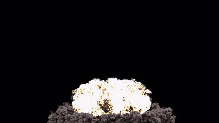 Nuclear explosion with alpha channel