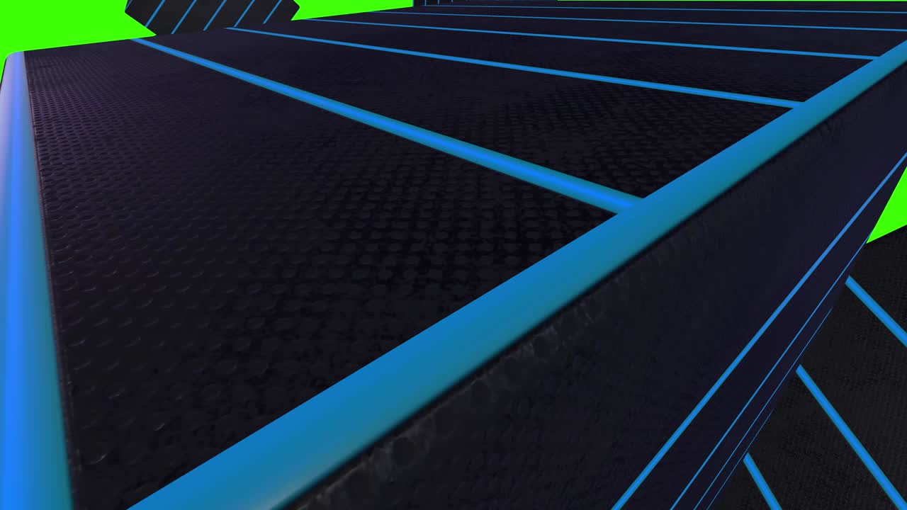 máscaras de transición de caja 3d abstract creativas. pantalla verde, caja de canal alfa lloviendo.