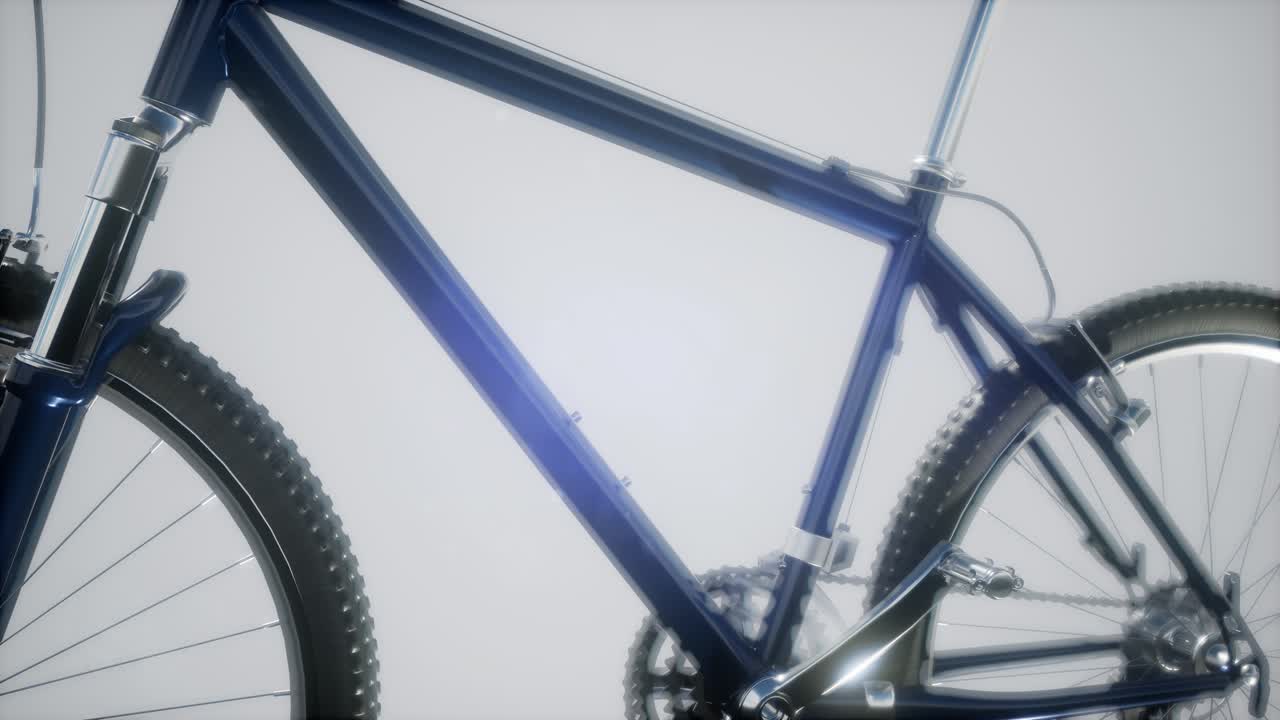 bicicletta da montagna sportiva in studio