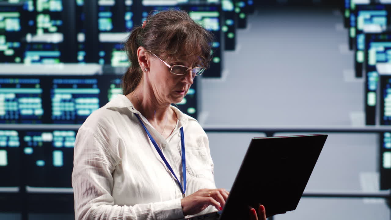 инженер, выполняющий регулярные обновления серверов