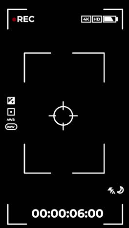 gráfico de movimiento del fondo de la interfaz rec