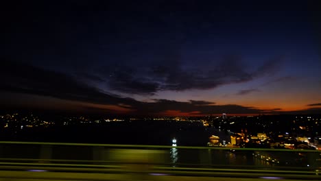 paisaje nocturno de la ciudad
