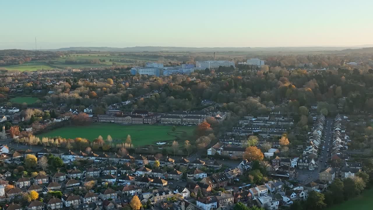 Radcliffe Hospital Oxford UK Aerial View