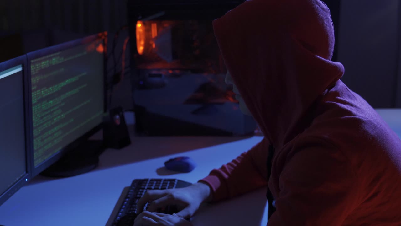 Hackers cyber attack.