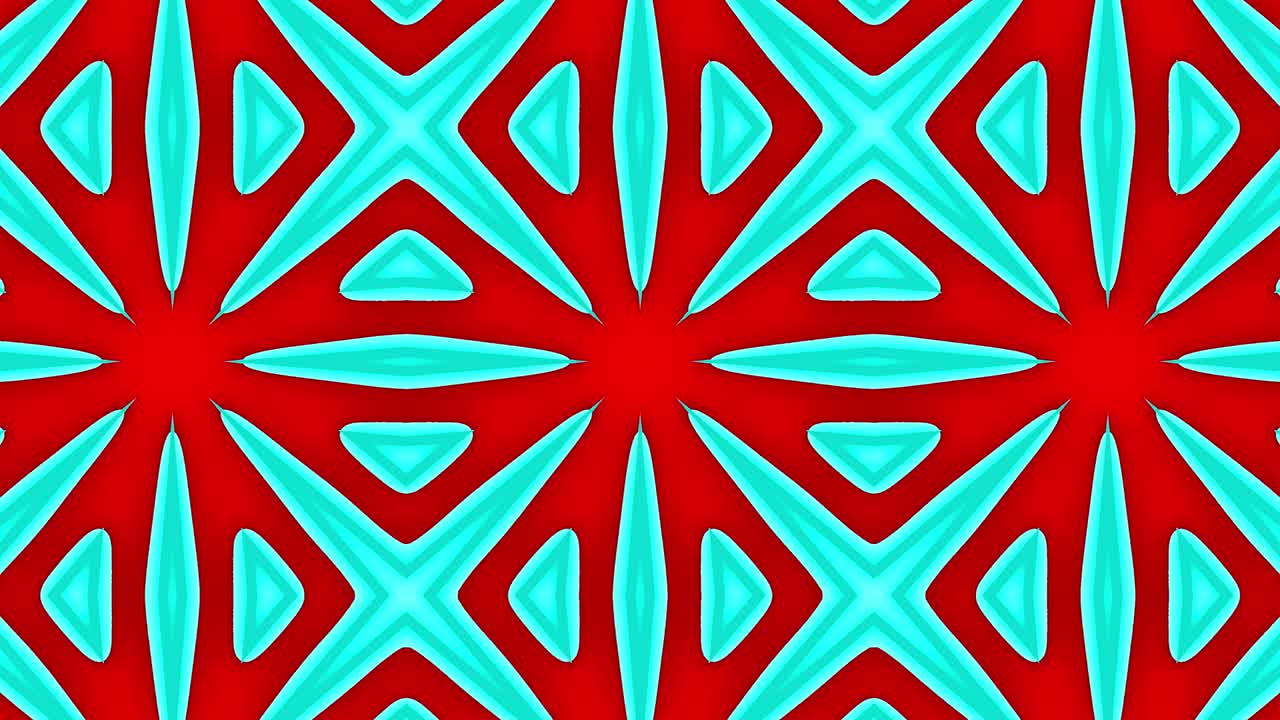 Geometric pattern psychedelic animation