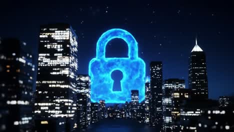 city security - night view