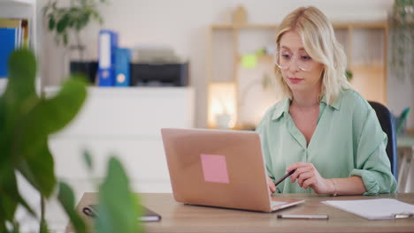 Employee-Discusses-Project-with-Supervisor-During-Video-Meeting