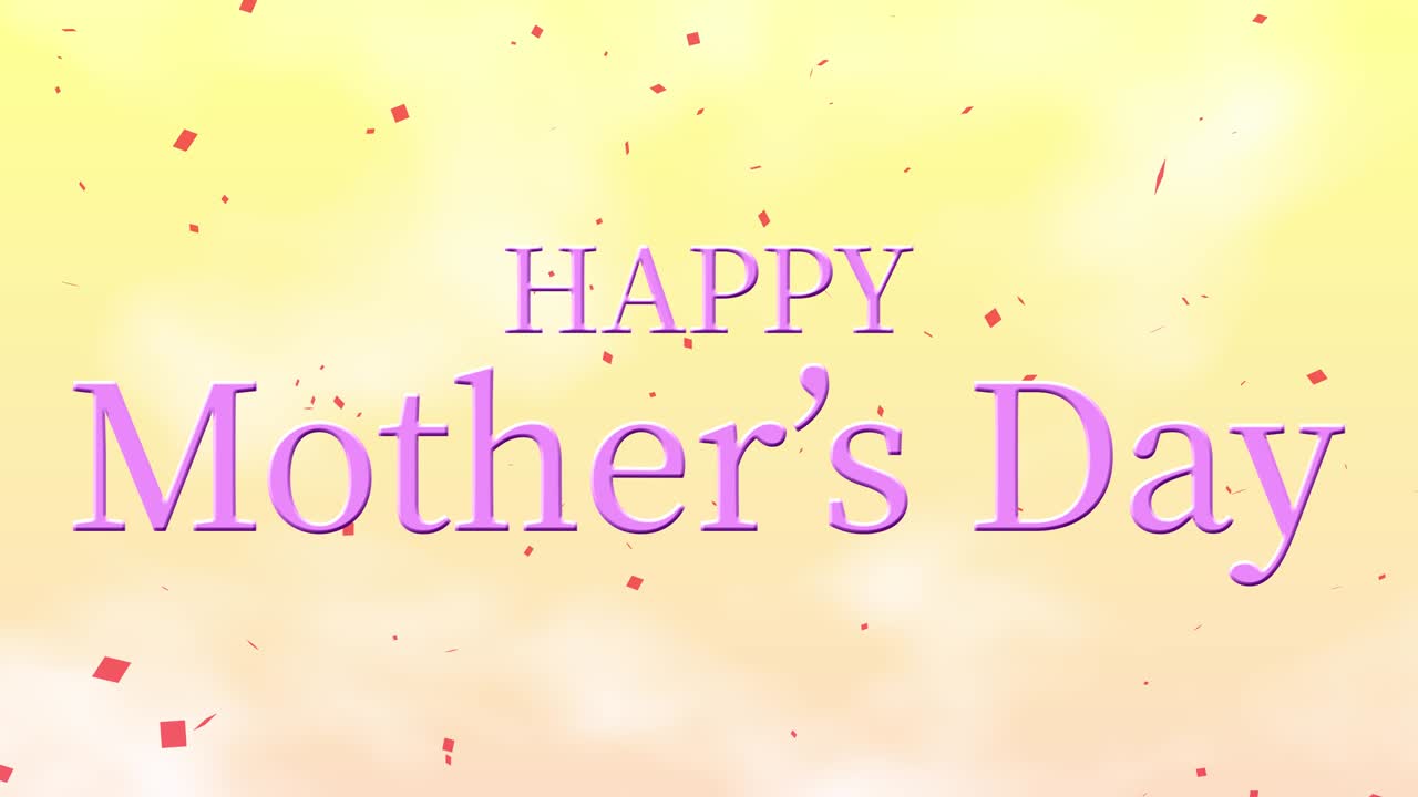 어머니의 날 메시지 선물 선물 모션 그래픽