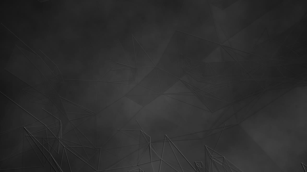 Crypto coin  currency promotion intro. Abstract geometric background with connecting dots and lines.