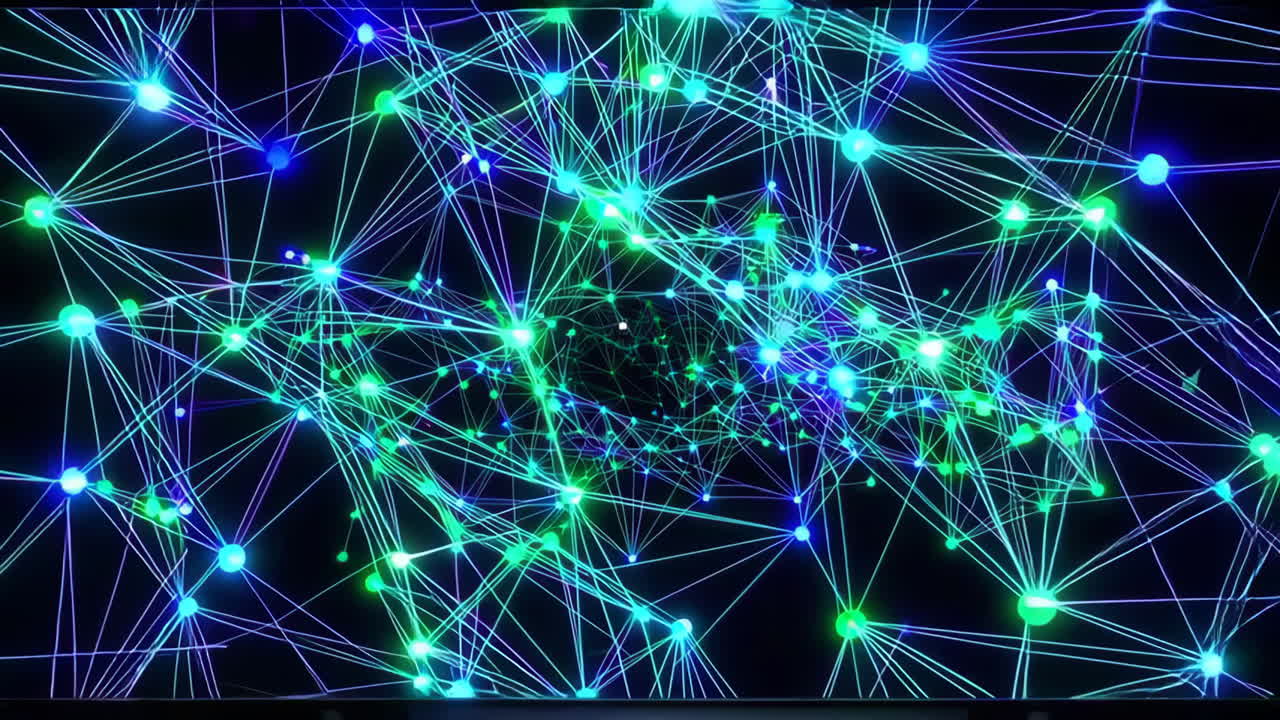 visualización de la red abstracta