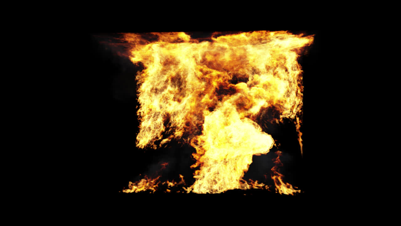 efecto de fuego abstracto