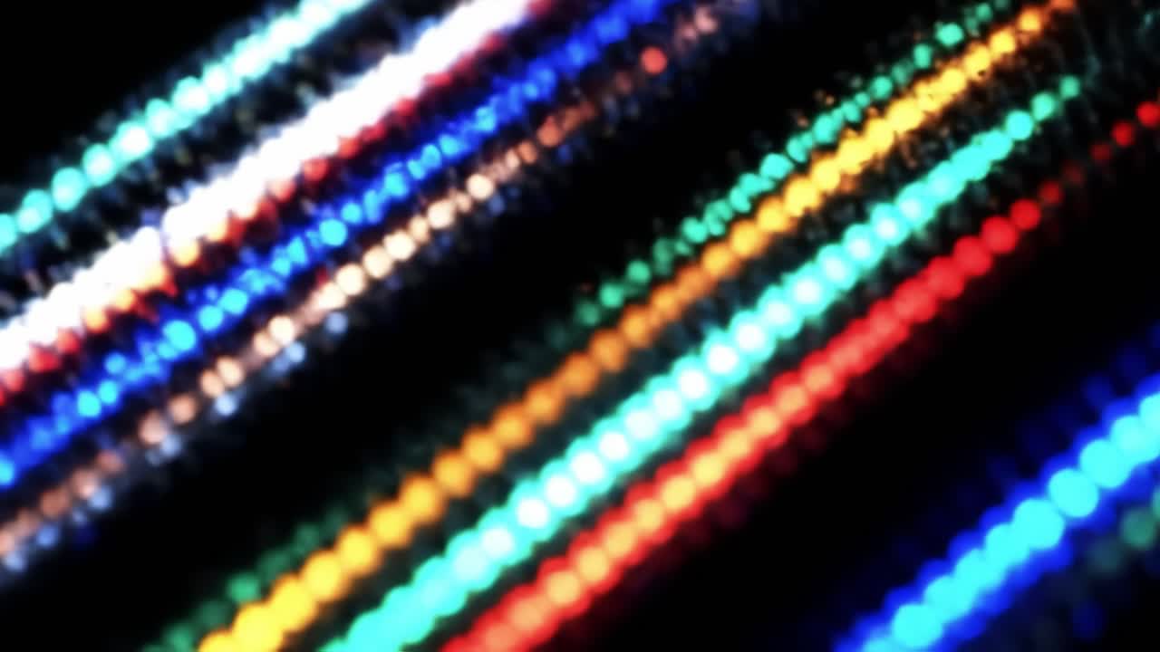 Luci colorate che brillano