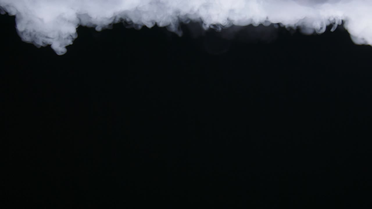 현실적인 건조 얼음 연기 구름 안개