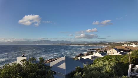 Walker-Bay-Im-Zeitraffer-In-Der-Region-Westkap-In-Südafrika