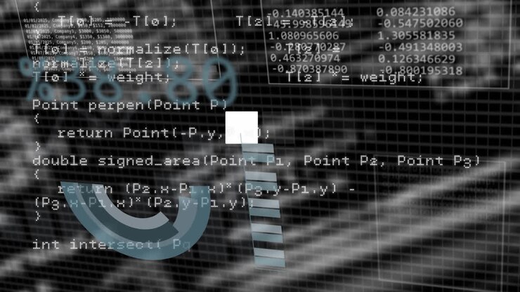 Animation of financial data processing