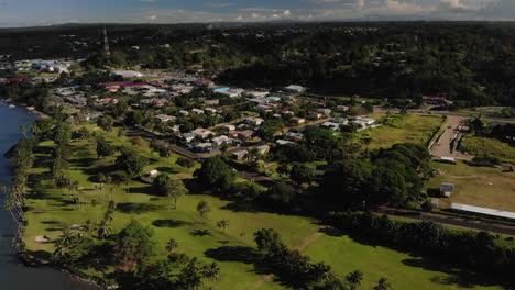 Imágenes-De-Drones-De-Una-Ciudad-En-Papúa-Nueva-Guinea
