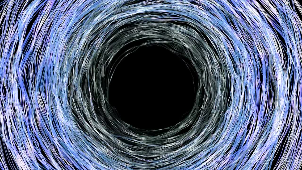 추상적인 빛의 흔적.