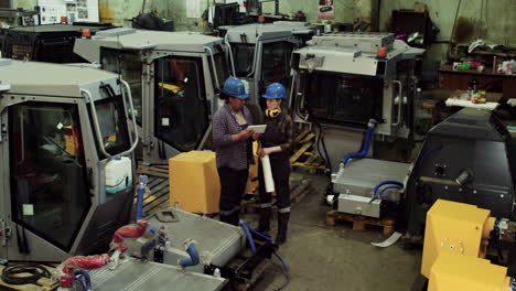 women working in a factory