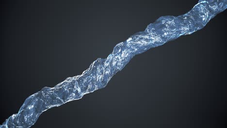 animación de bucle de ondulación de flujo de agua